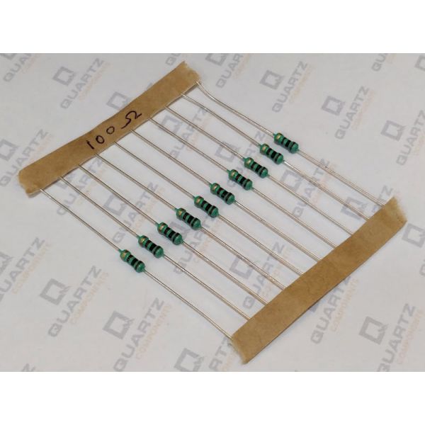 100 Ohm, 1/4 Watt Resistor (Pack of 10) - Buy 100 Ohm Resistor Online