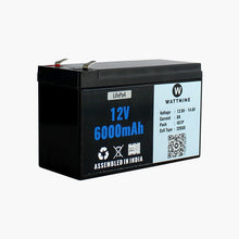 Load image into Gallery viewer, 12.8V 6Ah Lithium(LiFePo4) Battery