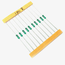 Load image into Gallery viewer, 180 ohm, 1/4 Watt Resistor