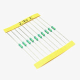270K ohm, 1/4 Watt Resistor with 5% tolerance (Pack of 10)