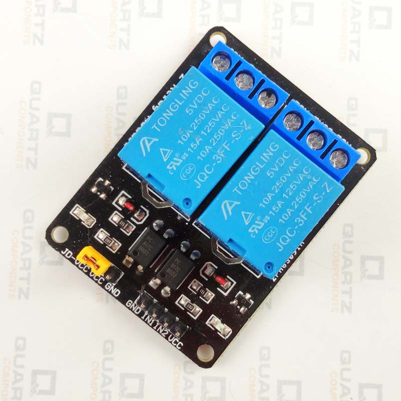 2 Channel 5V Relay Module With Optocoupler