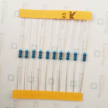 Load image into Gallery viewer, 2K ohm, 1/4 Watt Resistor with 1% tolerance (Pack of 10)