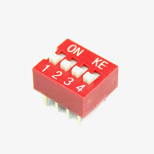 Load image into Gallery viewer, 4 Positions DIP Switch
