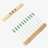 4.7 ohm, 1/4 Watt Resistor with 5% tolerance (Pack of 10)