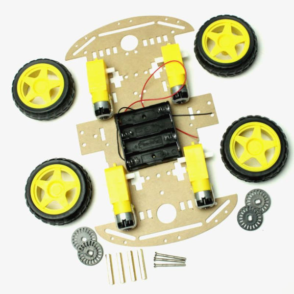 2 Wheel Smart Car Robot Chassis Kit - Modern DIY Design for Arduino, R –  QuartzComponents
