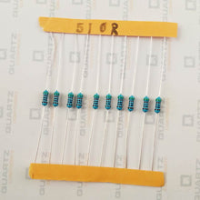 Load image into Gallery viewer, 510 ohm, 1/4 Watt Resistor with 1% tolerance (Pack of 10)