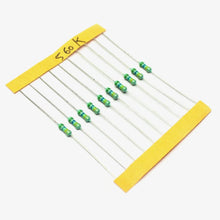 Load image into Gallery viewer, 560K ohm, 1/4 Watt Resistor