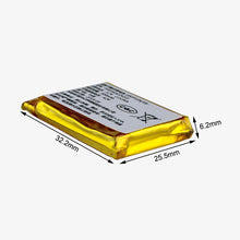 Load image into Gallery viewer, 600mAH Li-Po Rechargeable Battery