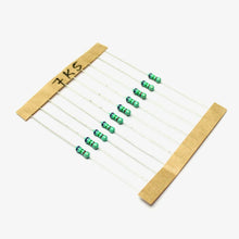 Load image into Gallery viewer, 7.5K ohm, 1/4 Watt Resistor