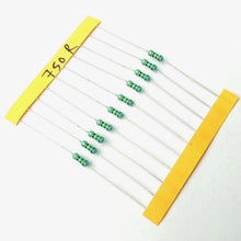 Load image into Gallery viewer, 750 ohm, 1/4 Watt Resistor