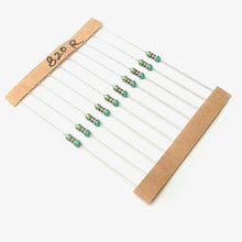 Load image into Gallery viewer, 820 ohm, 1/4 Watt Resistor