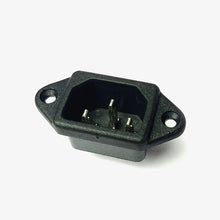 Load image into Gallery viewer, 3-Pin Male Panel Mount AC Power Supply Socket 10A 250V