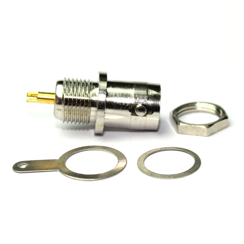BNC Female Plug Panel Connector
