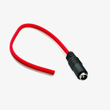 DC Female Connector Jack (With Wires) for Battery Packs and CCTV - High Quality
