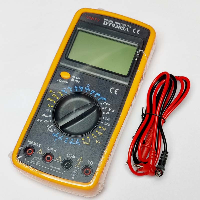 Piping kranium mixer DT9205A Digital Multimeter with Probes and Battery – QuartzComponents