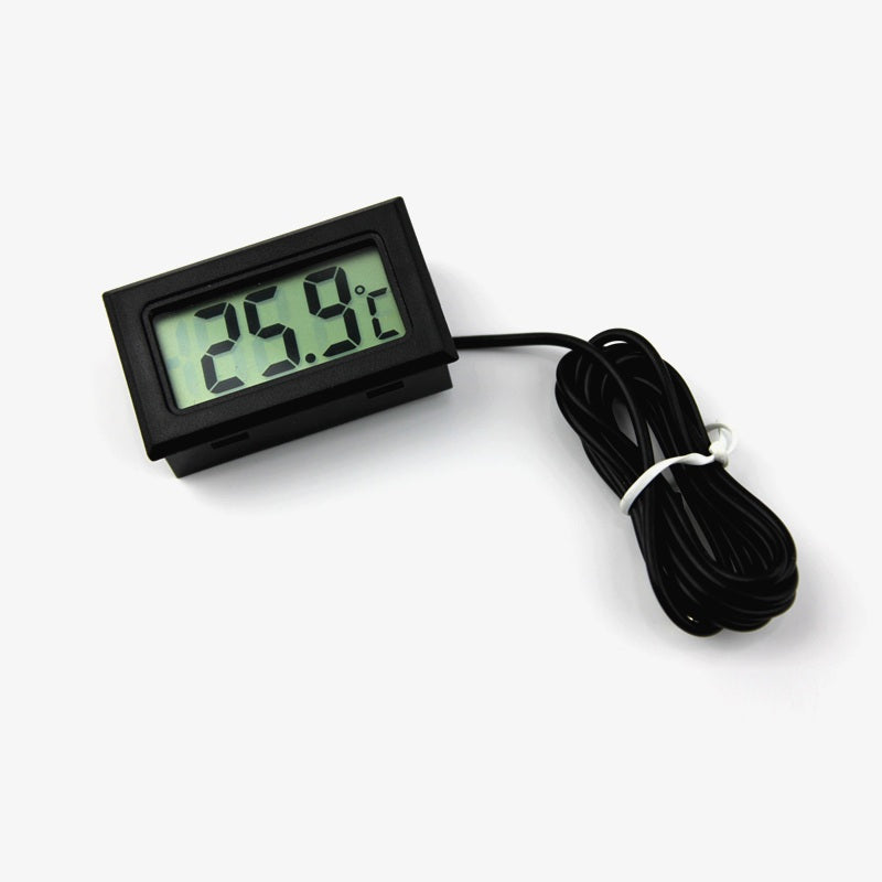 Estallion Mini LCD digital thermometer sensor wired for Indoor