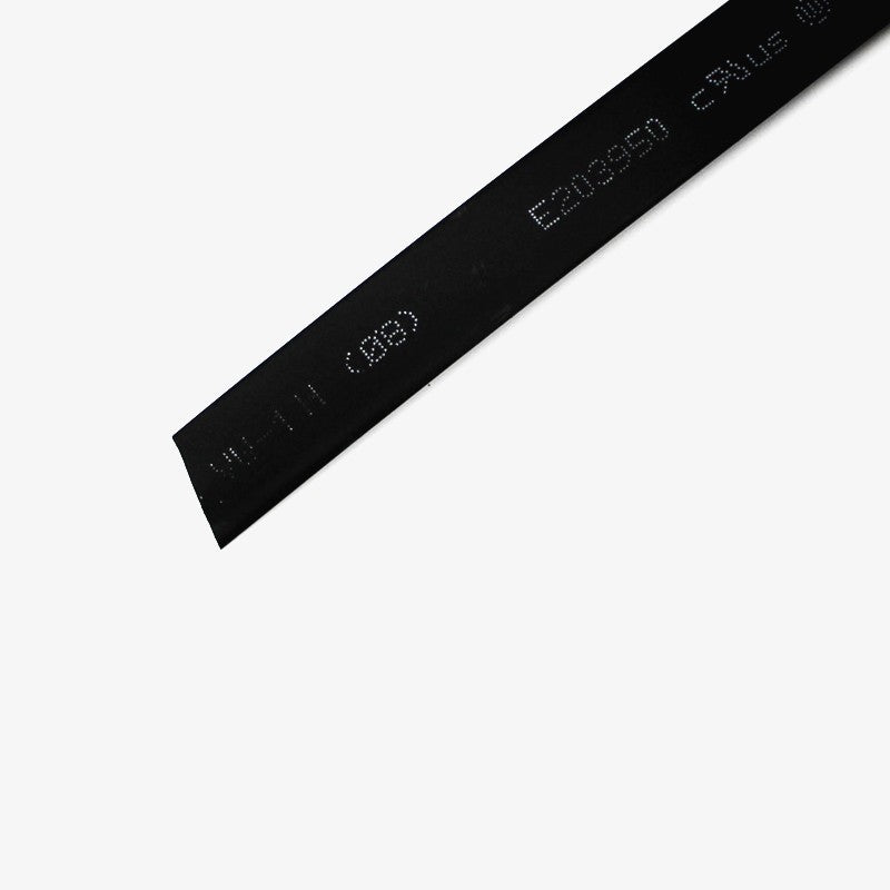 Heat Shrink Sleeve Tube Flat - 8mm Diameter - Black