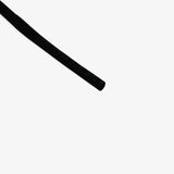 Heat Shrink Sleeve Tube - 2 mm Diameter - Black - 1 meter