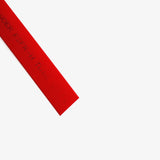 Heat Shrink Sleeve Tube Flat - 9mm Diameter - Red - 1 meter