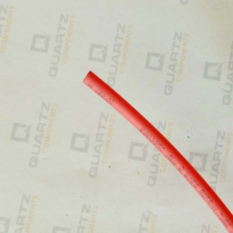 Heat Shrink Sleeve Tube - 2mm Diameter - Red - 1 meter