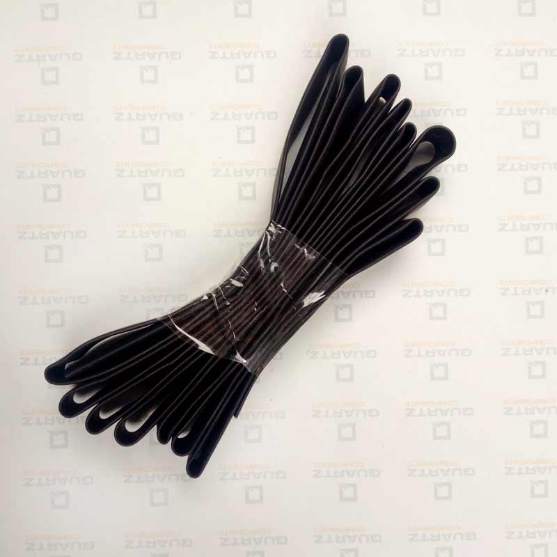 Heat Shrink Sleeve Tube Flat - 8mm Diameter - Black - 1 meter