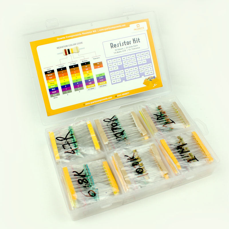 Electrobot EBRTH02 50 Value Resistor Kit (Pack of 1000) 