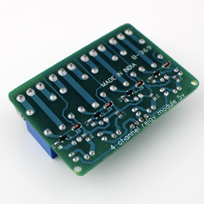 Relay module with protection four channel