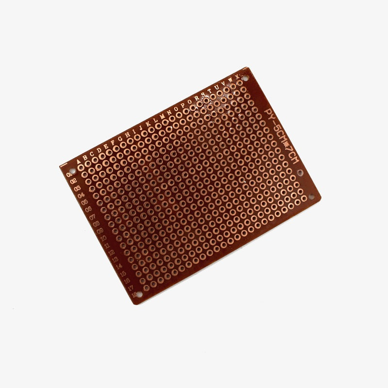 Single-Sided Prototype PCB Board 20x30 Cm - 2.54mm Hole Spacing, FR-4, 8778 Tie Points