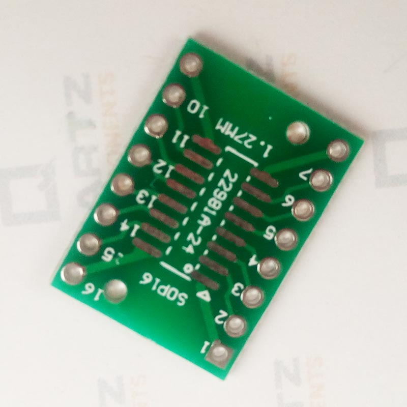 SOP16 DIP Adapter Converter PCB