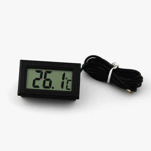 Large Display Thermometer with 4 Digits for Extra Large Display,  Thermometer Displays in °C or °F. Large LED Temperature Display (3 Digit  Model) : Industrial & Scientific 
