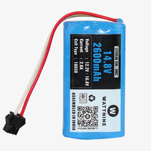 Load image into Gallery viewer, 14.8V 2600mAh Lithium Ion Battery Pack for Industrial Robots and Vacuum Cleaning Robots