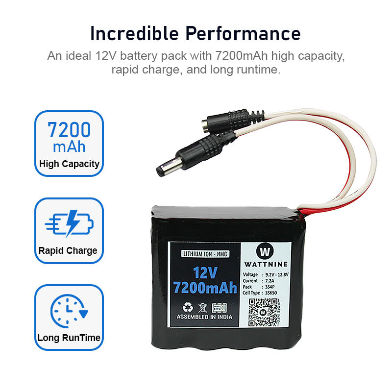 Features of Wattnine Li-ion Battery