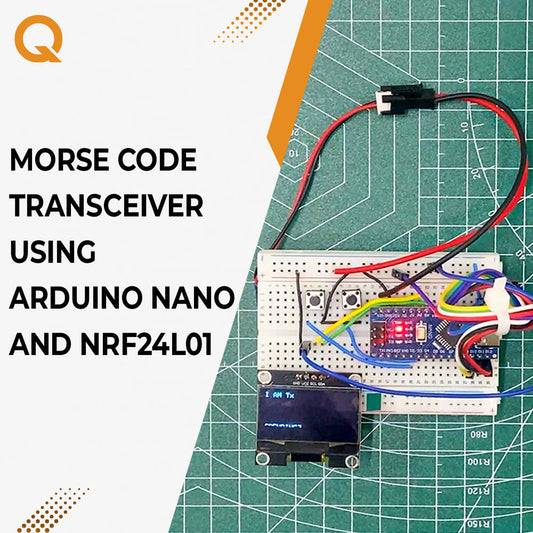 Morse Code Transceiver using Arduino Nano and NRF24L01