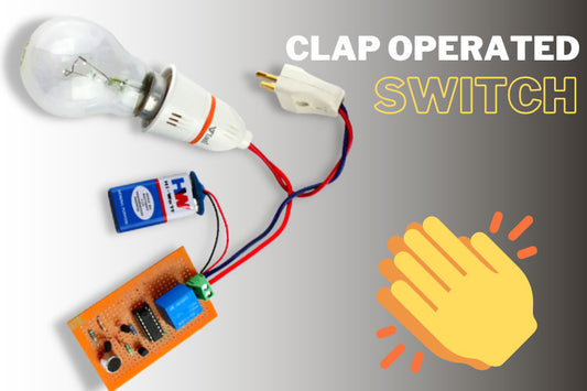 Clap Operated Switch using CD4017 IC