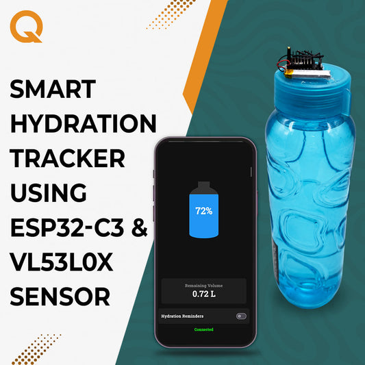 Smart Hydration Tracker Bottle Using ESP32 & VL53L0X Sensor