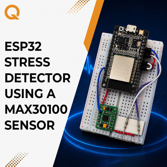 How to Build an ESP32 Stress Detector Using a MAX30100 Sensor