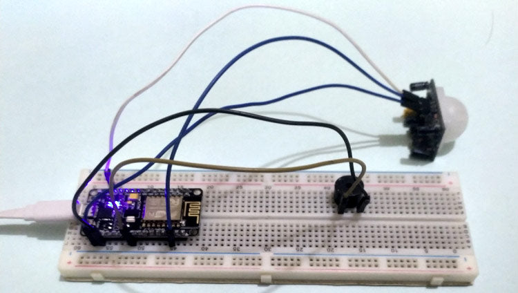 IoT based Home Security System Using PIR Sensor, NodeMCU ESP8266, and ...