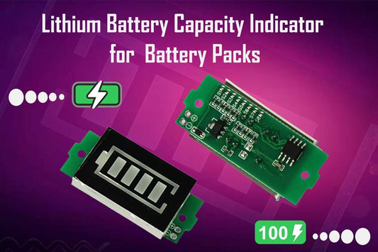 lithium battery capacity indicator module
