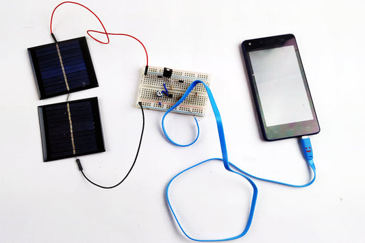 Solar Powered Mobile Phone Charger Circuit