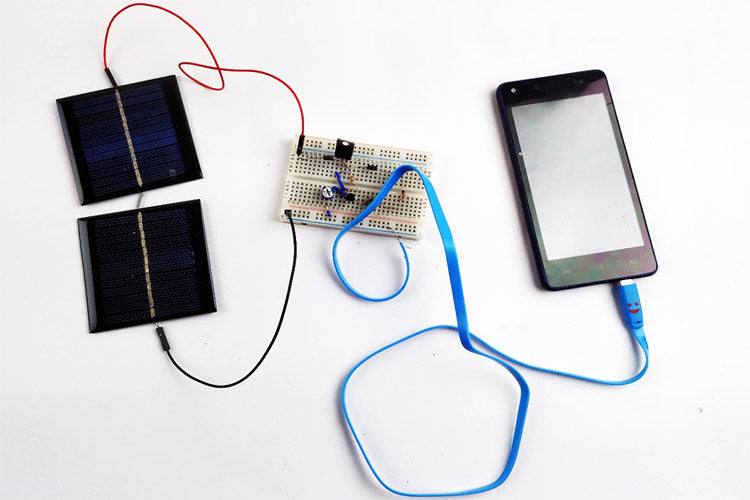 simple solar panel circuit