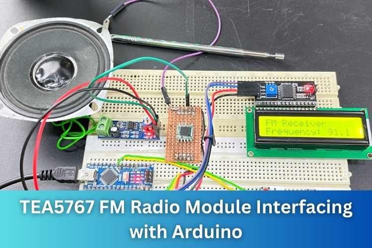 TEA5767 FM Radio Module Interfacing with Arduino – QuartzComponents