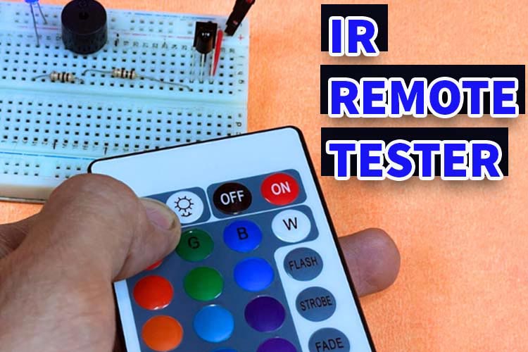 IR Remote Tester Circuit using TSOP38238 – QuartzComponents