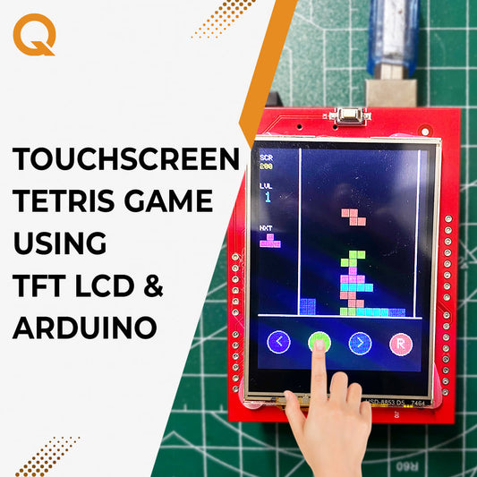 Touchscreen Tetris Game Using TFT LCD & Arduino