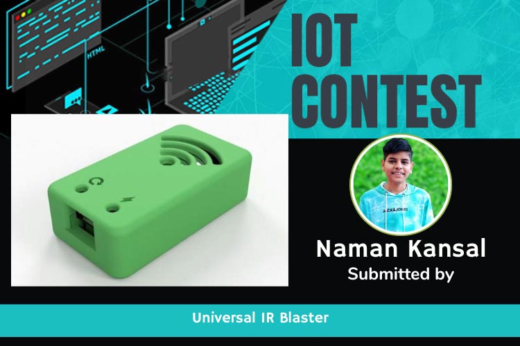 IoT Based Universal IR Blaster With Google Assistant and Alexa