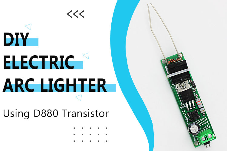 brændstof børn Ekspression Build DIY Electric Arc Lighter using D880 Transistor – QuartzComponents