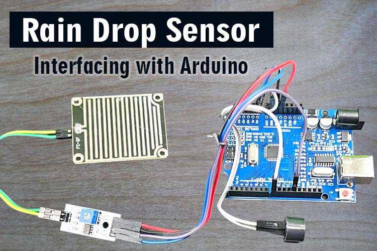 Rain Drop Sensor Interfacing with Arduino – QuartzComponents