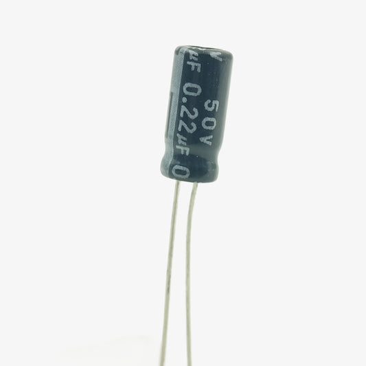 0.22uF 50V Aluminum Radial Electrolytic Capacitor - Through Hole Package-picture-14