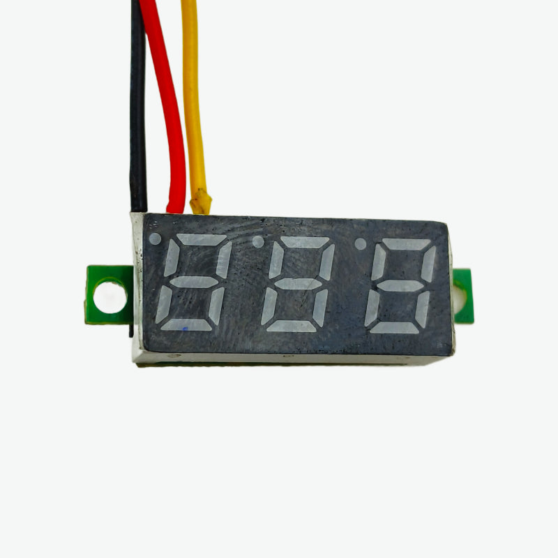 0.28 Inch 0-100V Three Wire DC Voltmeter