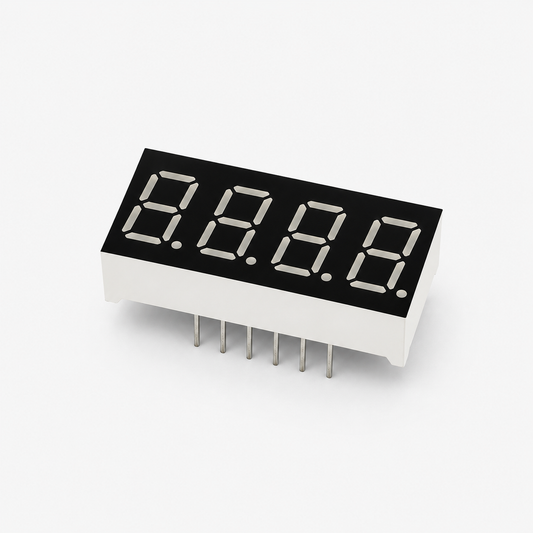 0.36 Inch 4 Digit 7-Segment - RED (Common Anode) LED Display CC - 12 Pin-picture-16