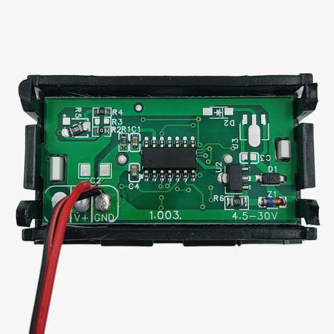 0.56 inch 0-100V DC Blue LED Two-Wire Digital Voltmeter Module